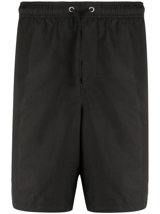 Black Logo Patch Track Shorts