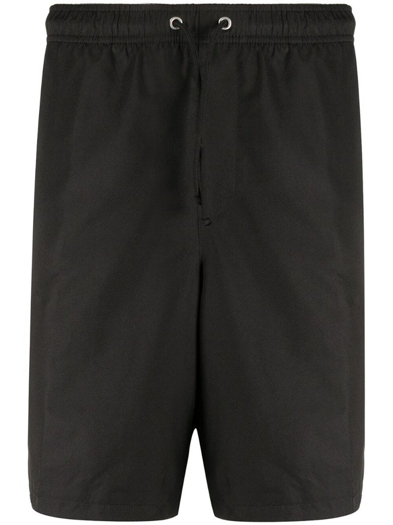 Black Logo Patch Track Shorts