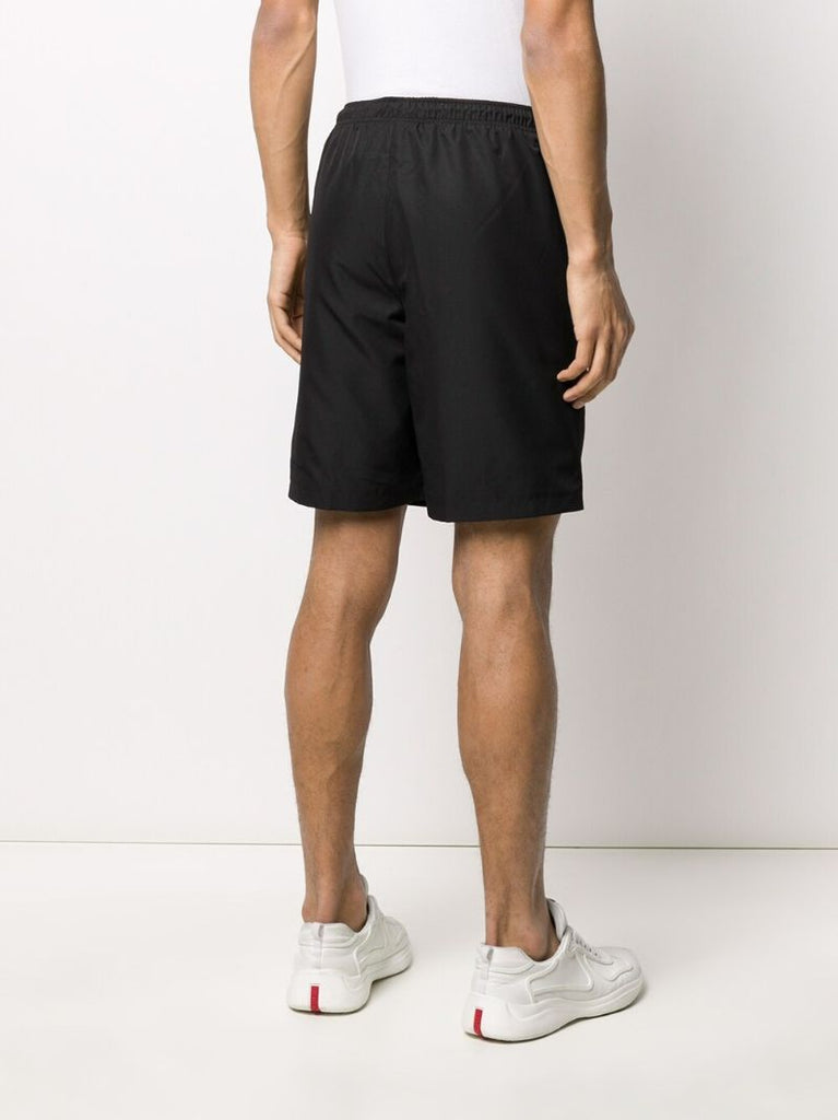 Black Logo Patch Track Shorts