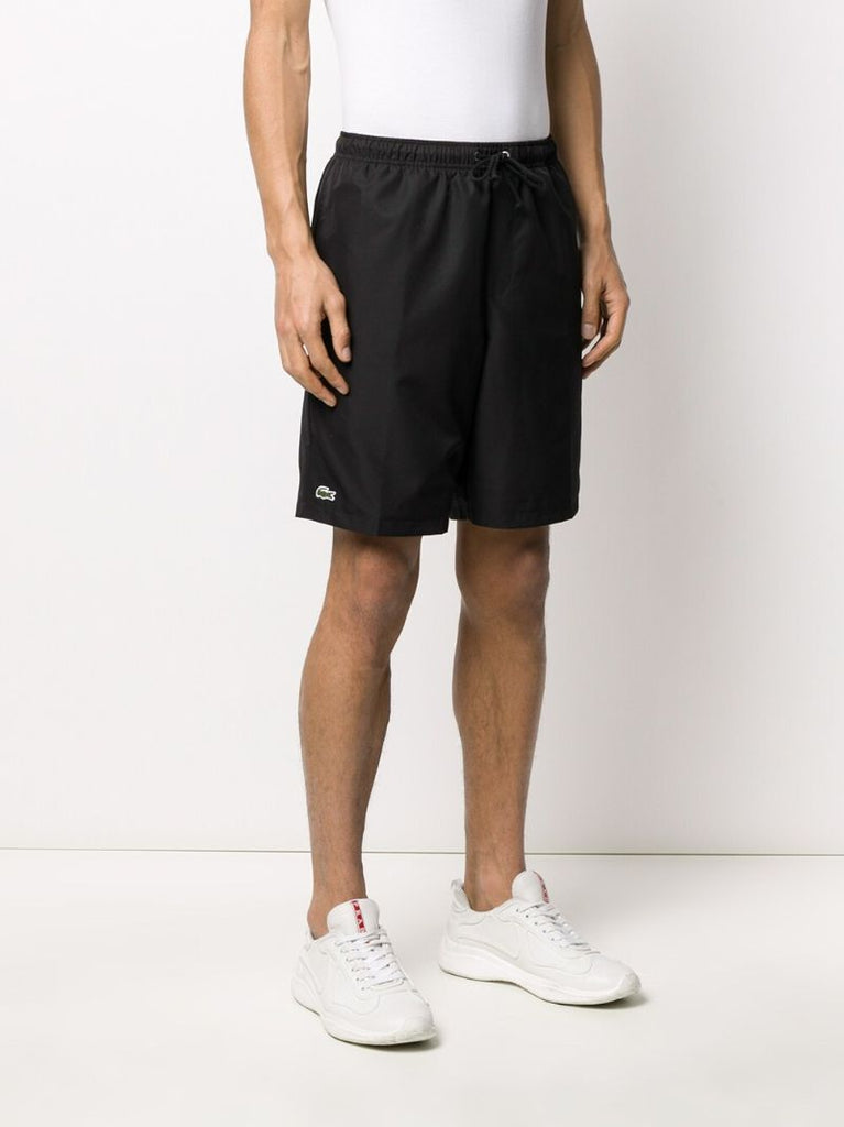 Black Logo Patch Track Shorts