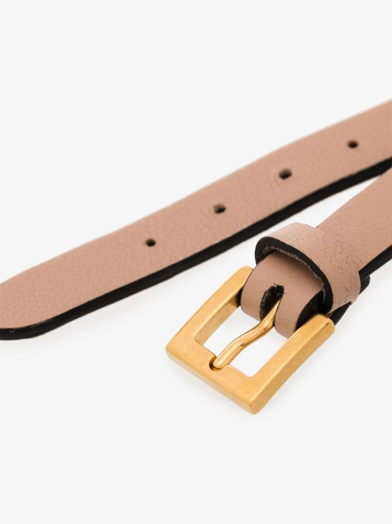 Neutral Vlogo Signature Leather Bracelet