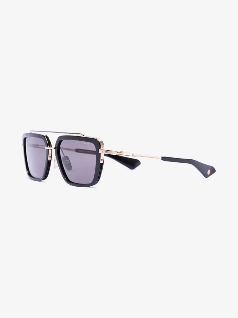 Black Mach Seven Aviator Sunglasses