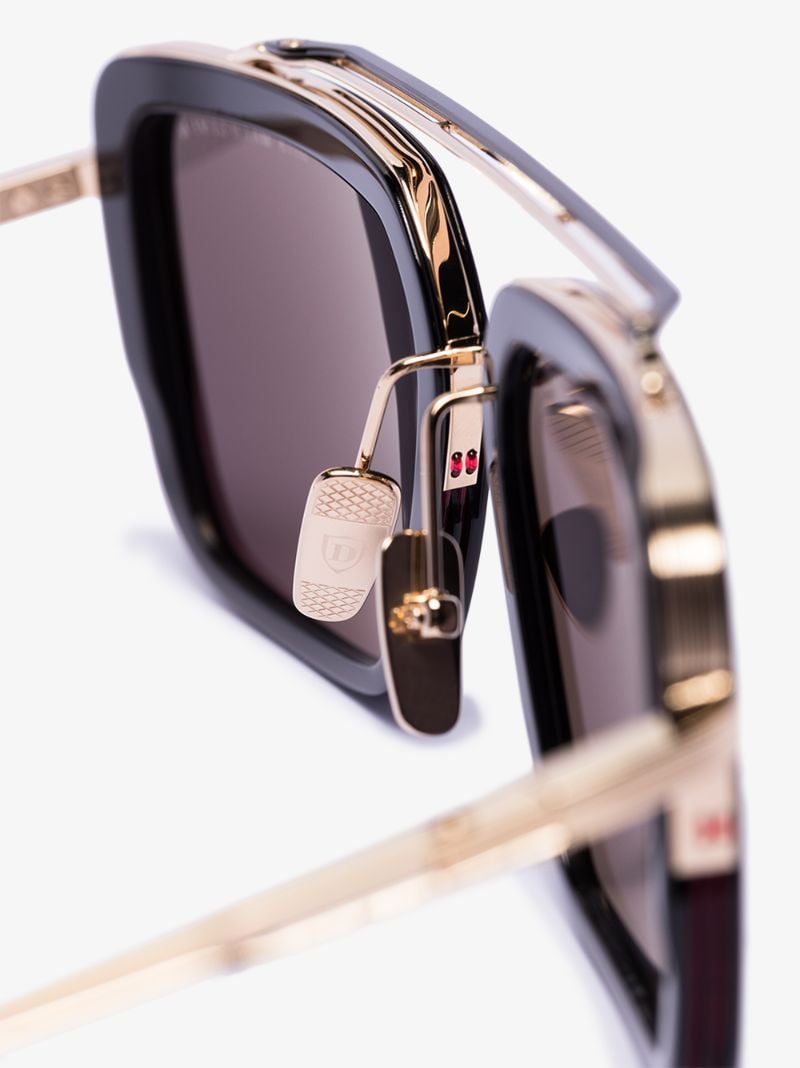 Black Mach Seven Aviator Sunglasses