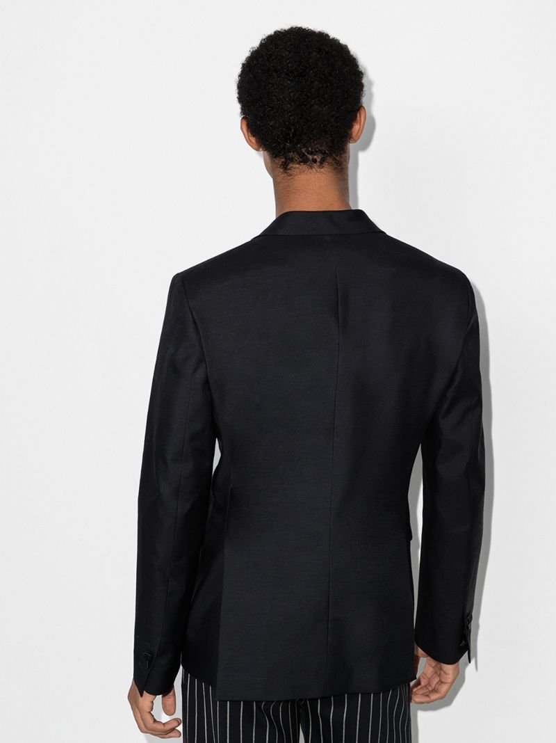 Embroidered Logo Blazer