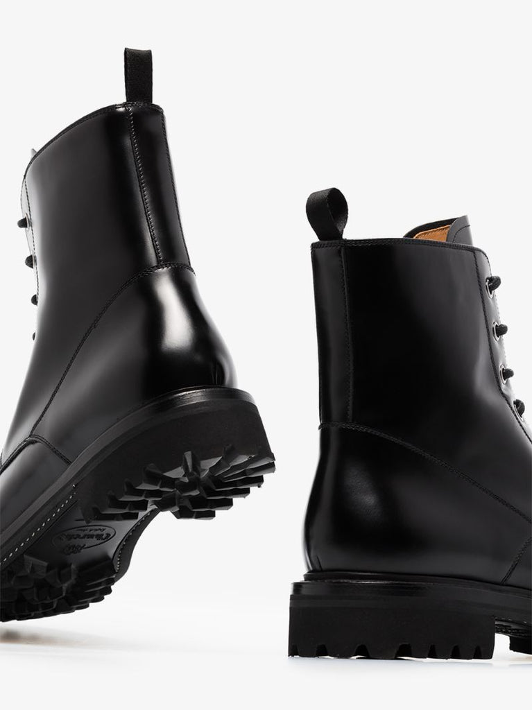 Black Nanalah Leather Ankle Boots