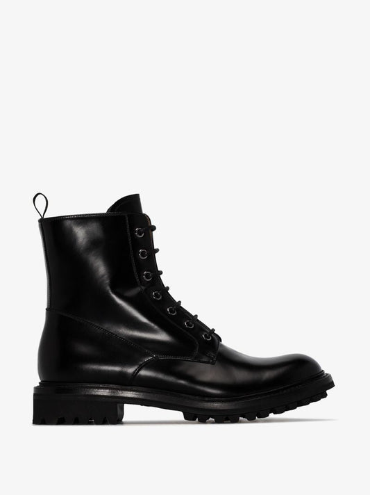 Black Nanalah Leather Ankle Boots