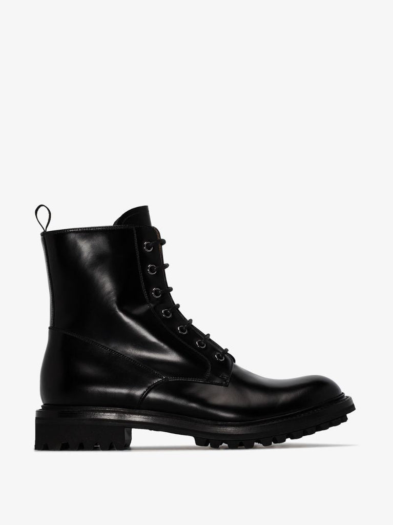 Black Nanalah Leather Ankle Boots