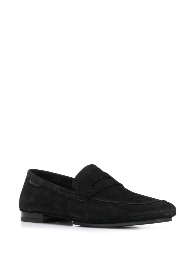 Black Berwick Suede Loafers
