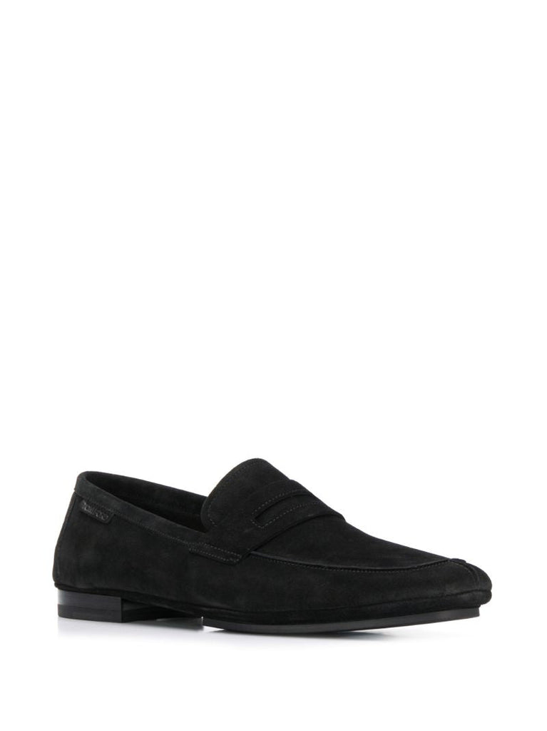 Black Berwick Suede Loafers