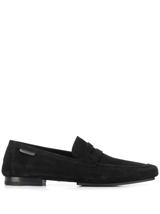 Black Berwick Suede Loafers