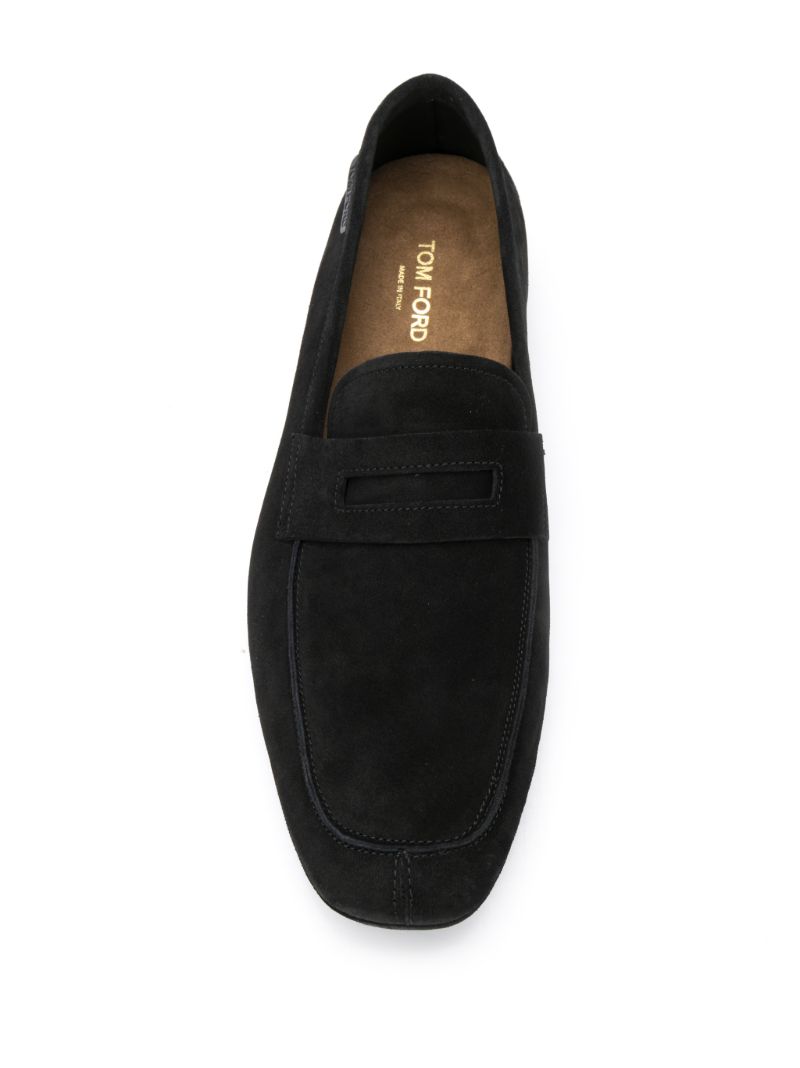 Black Berwick Suede Loafers