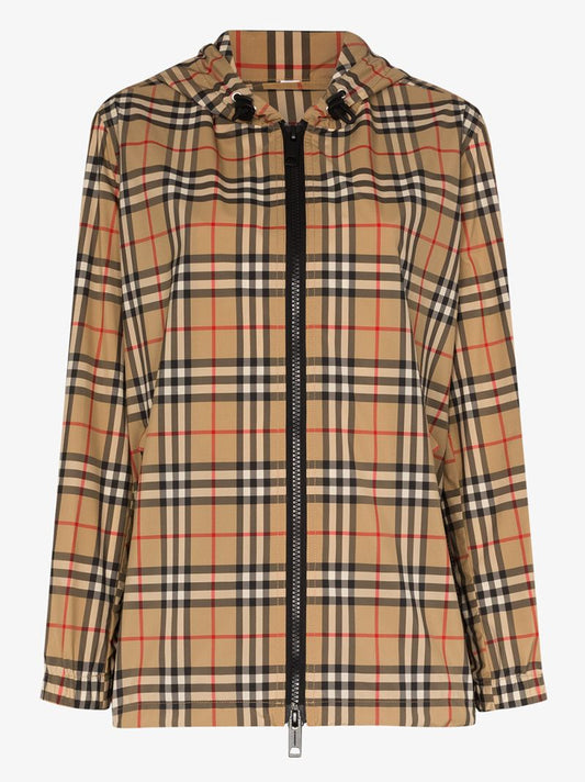 Vintage Check Windbreaker