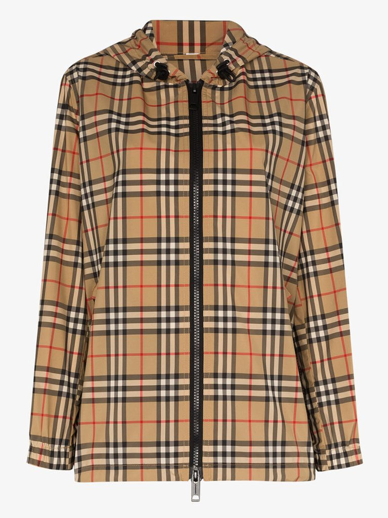 Vintage Check Windbreaker