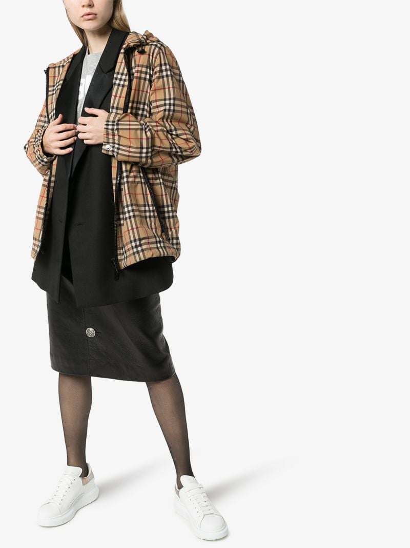 Vintage Check Windbreaker