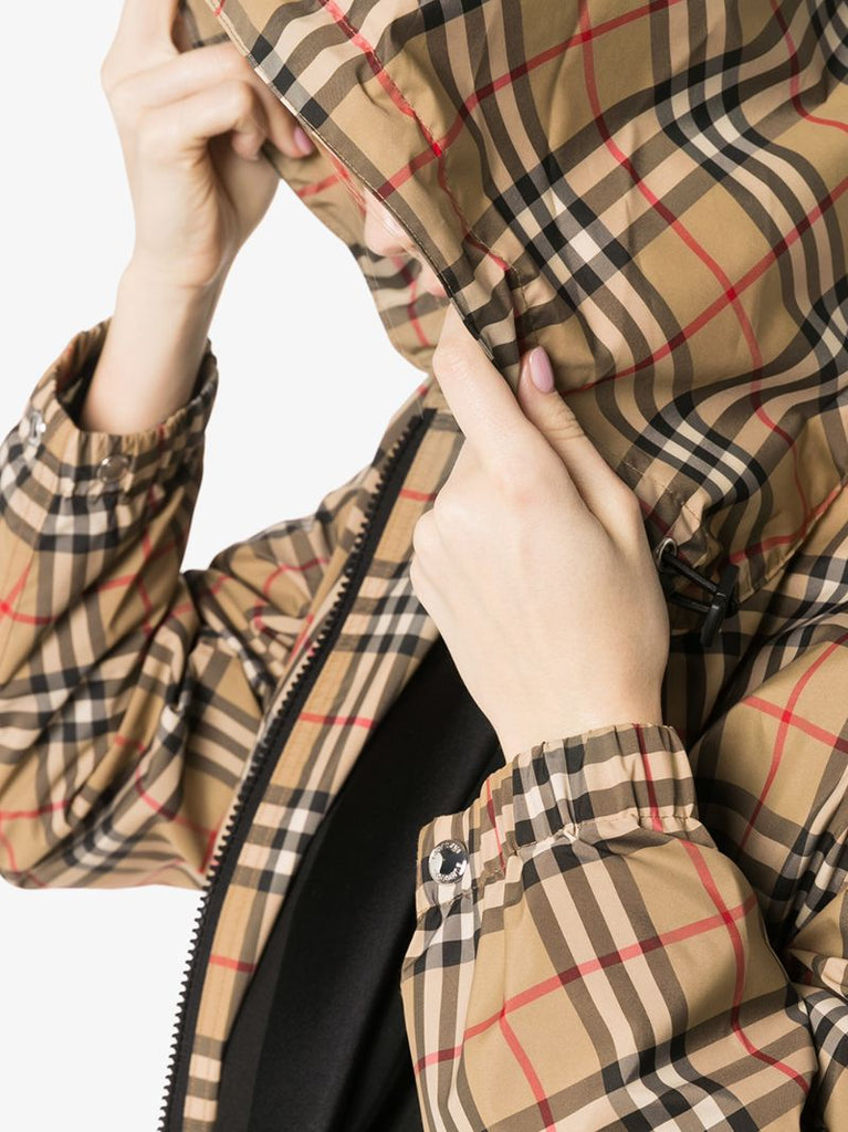 Vintage Check Windbreaker