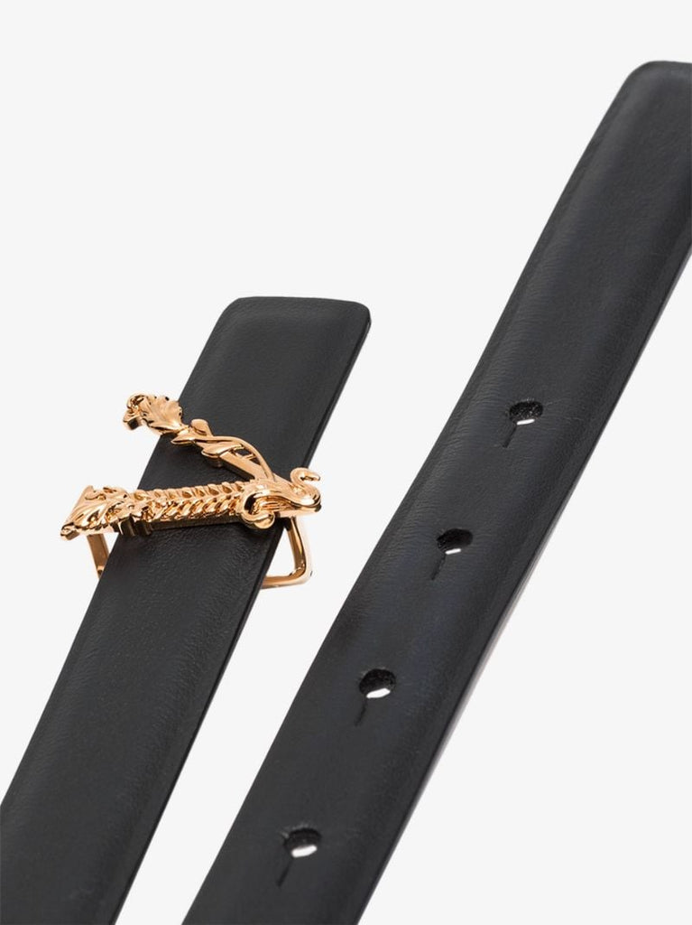 Black Virtus Leather Belt