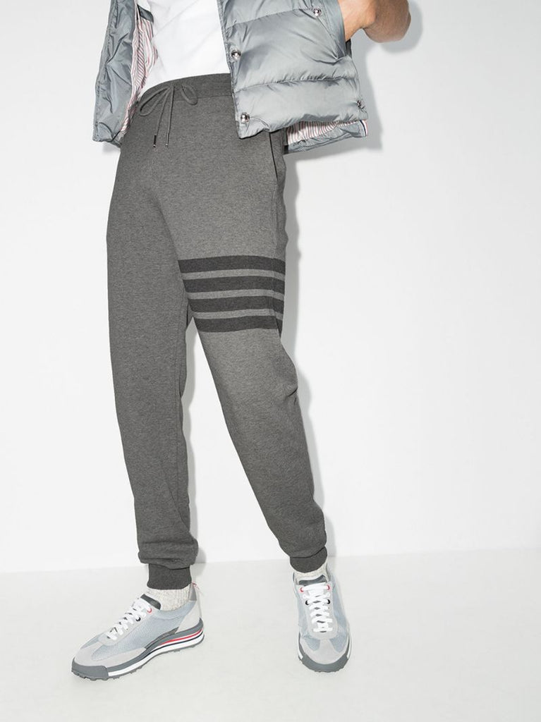 Striped Cotton Track Pants