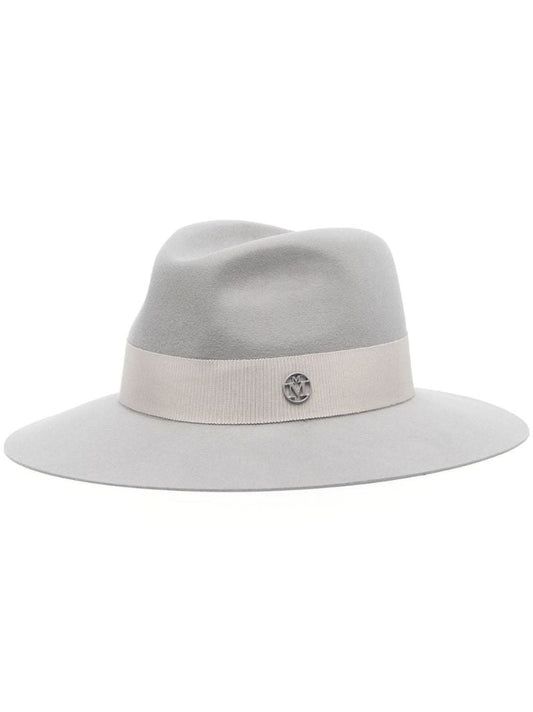 Grey Henriet Fedora Hat