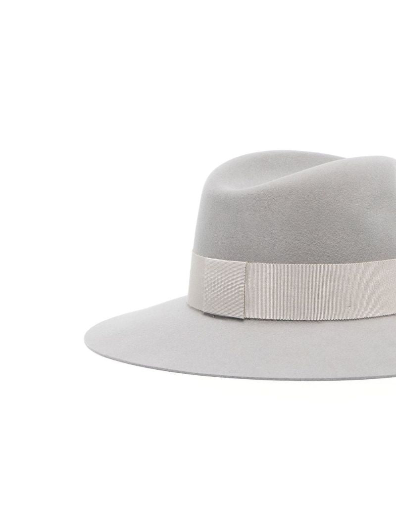 Grey Henriet Fedora Hat