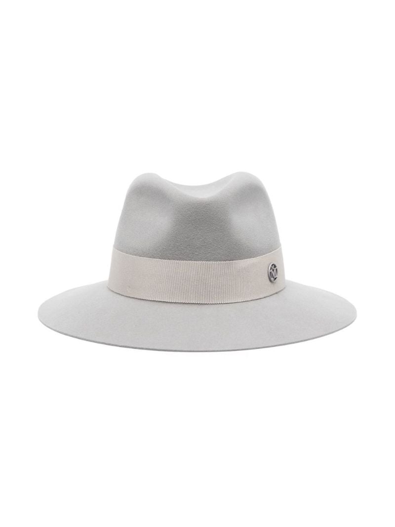 Grey Henriet Fedora Hat