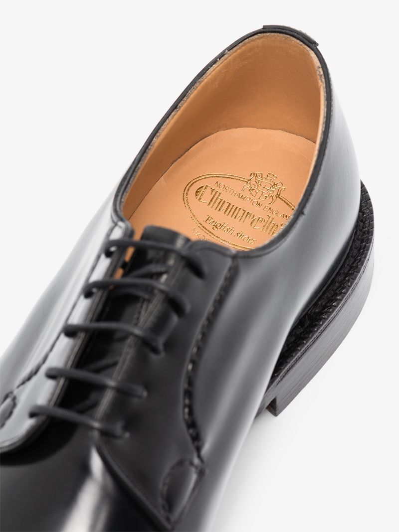 Black Shannon Leather Derby Shoes