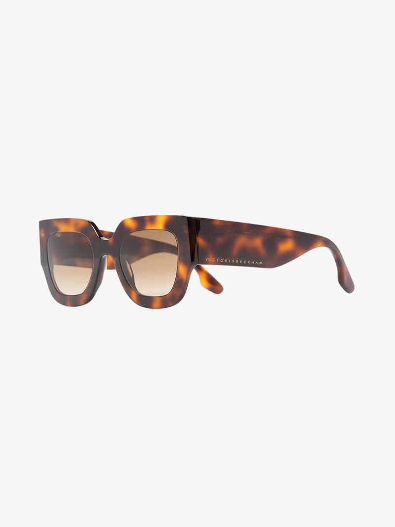 Brown Tortoiseshell Square Sunglasses