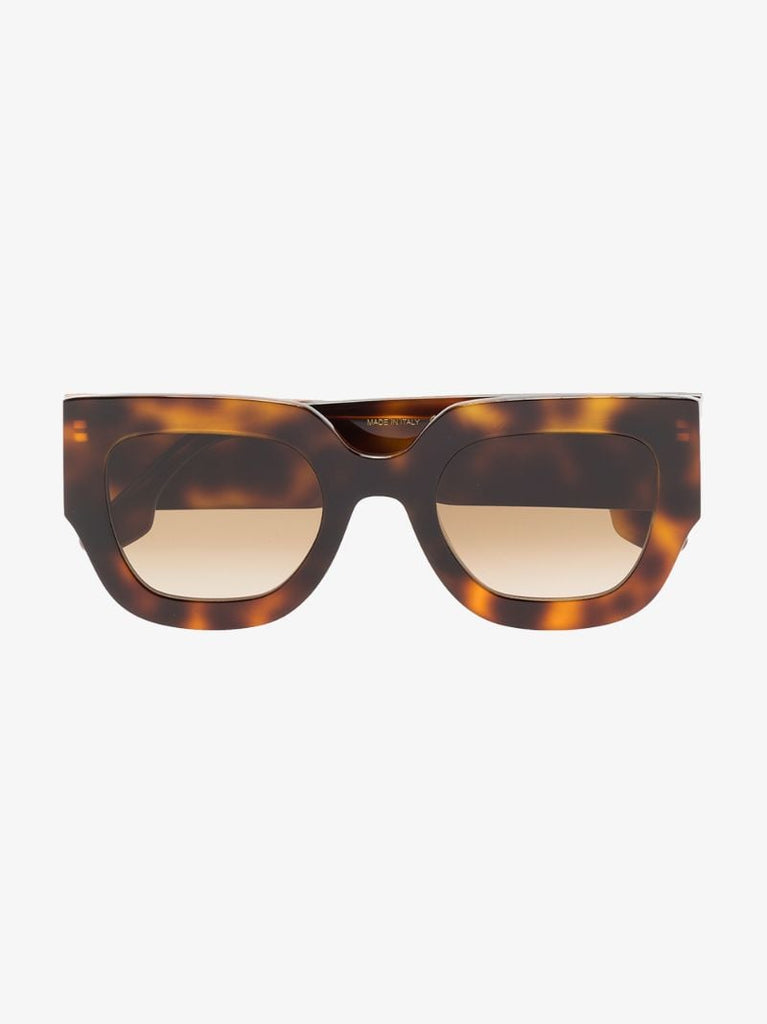 Brown Tortoiseshell Square Sunglasses
