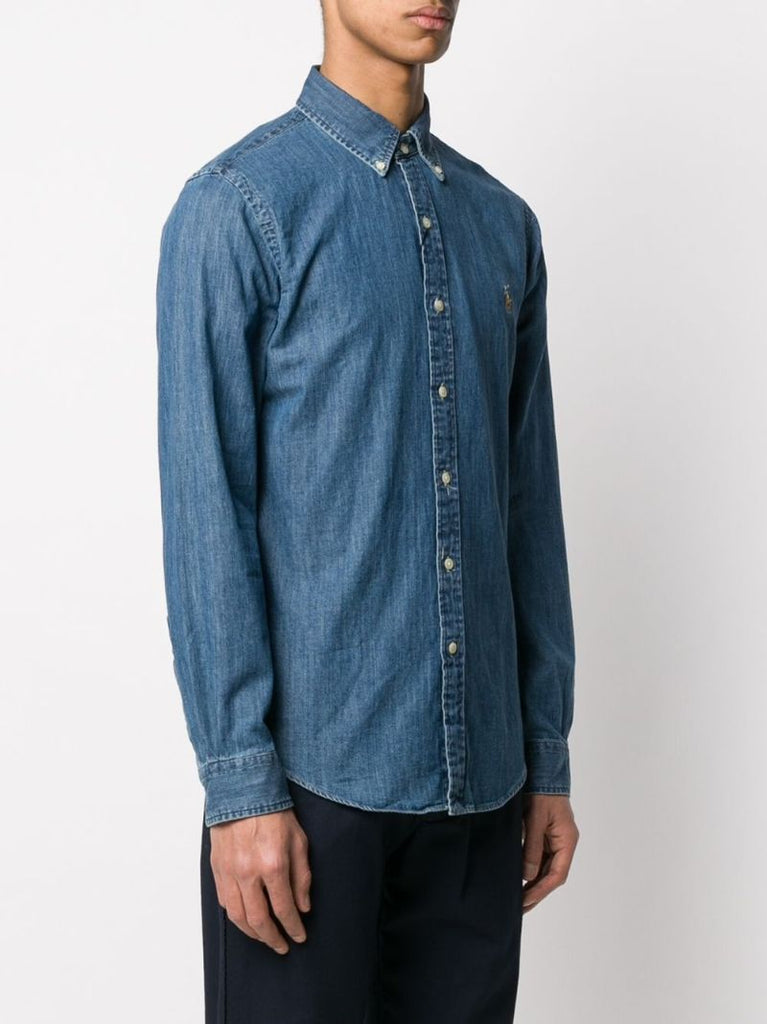 Blue Polo Pony Denim Shirt