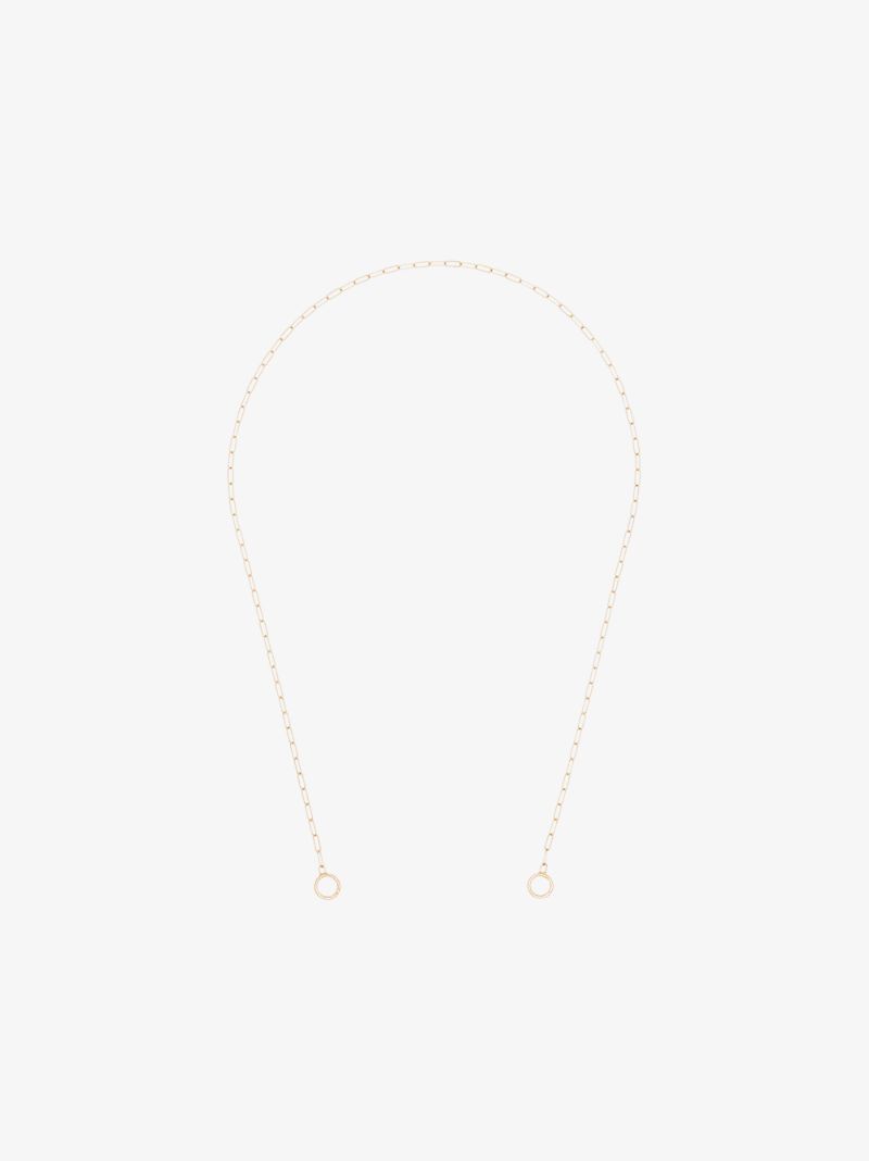 14kt Yellow Gold Square Link Chain Necklace