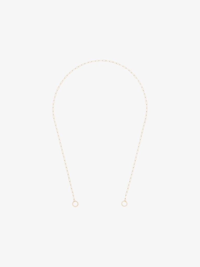 14kt Yellow Gold Square Link Chain Necklace