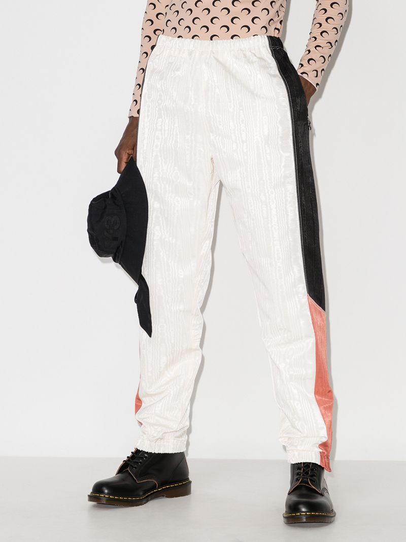 Panelled MoirÃ_x0083_Â© Track Pants