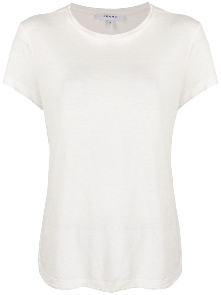 White Organic Linen T-shirt