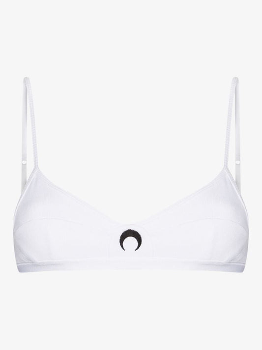 Crescent Moon Ribbed Bra