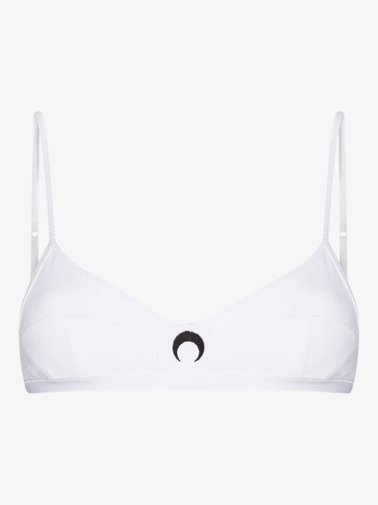 Crescent Moon Ribbed Bra