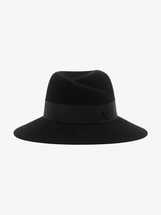 Black Virginie Fedora Hat