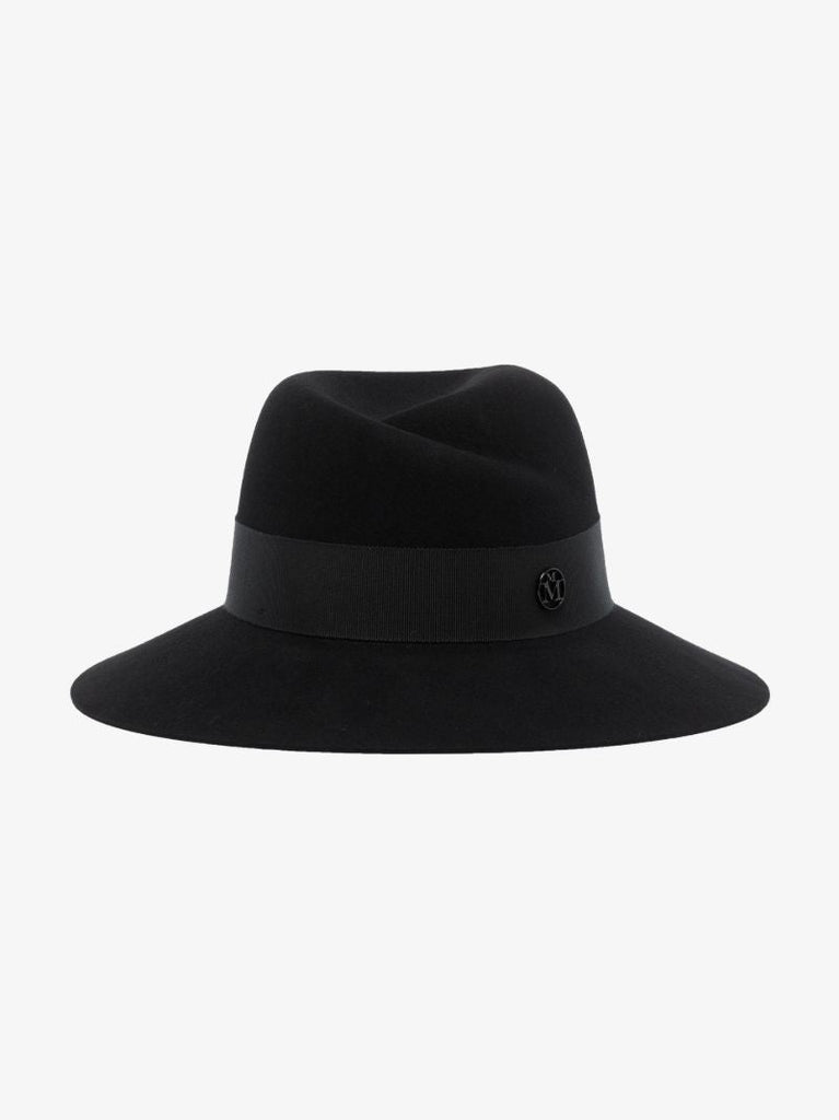Black Virginie Fedora Hat