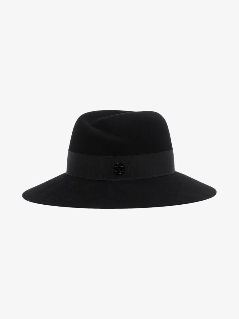 Black Virginie Fedora Hat