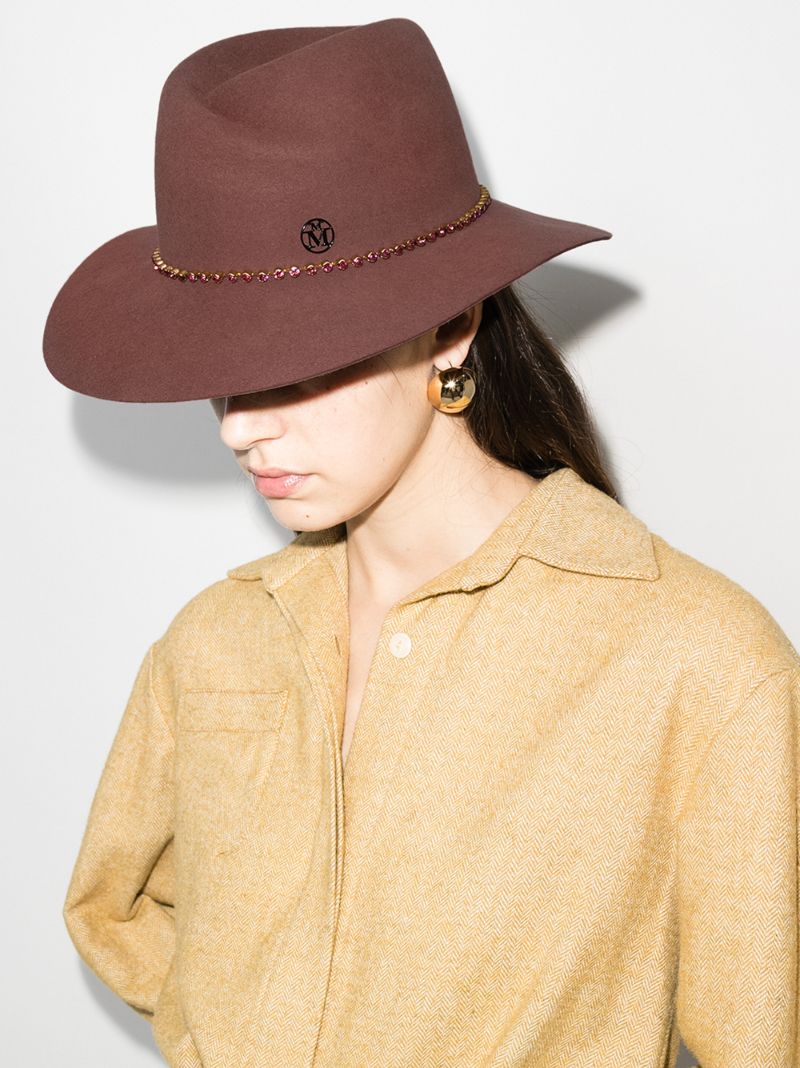 Pink Virginie Fedora Hat
