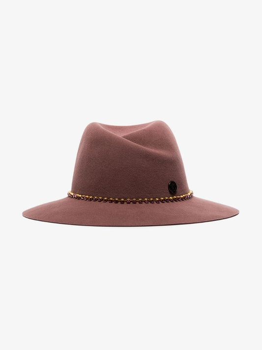 Pink Virginie Fedora Hat