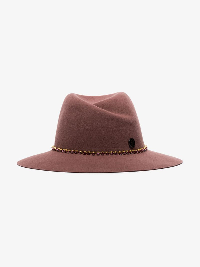 Pink Virginie Fedora Hat