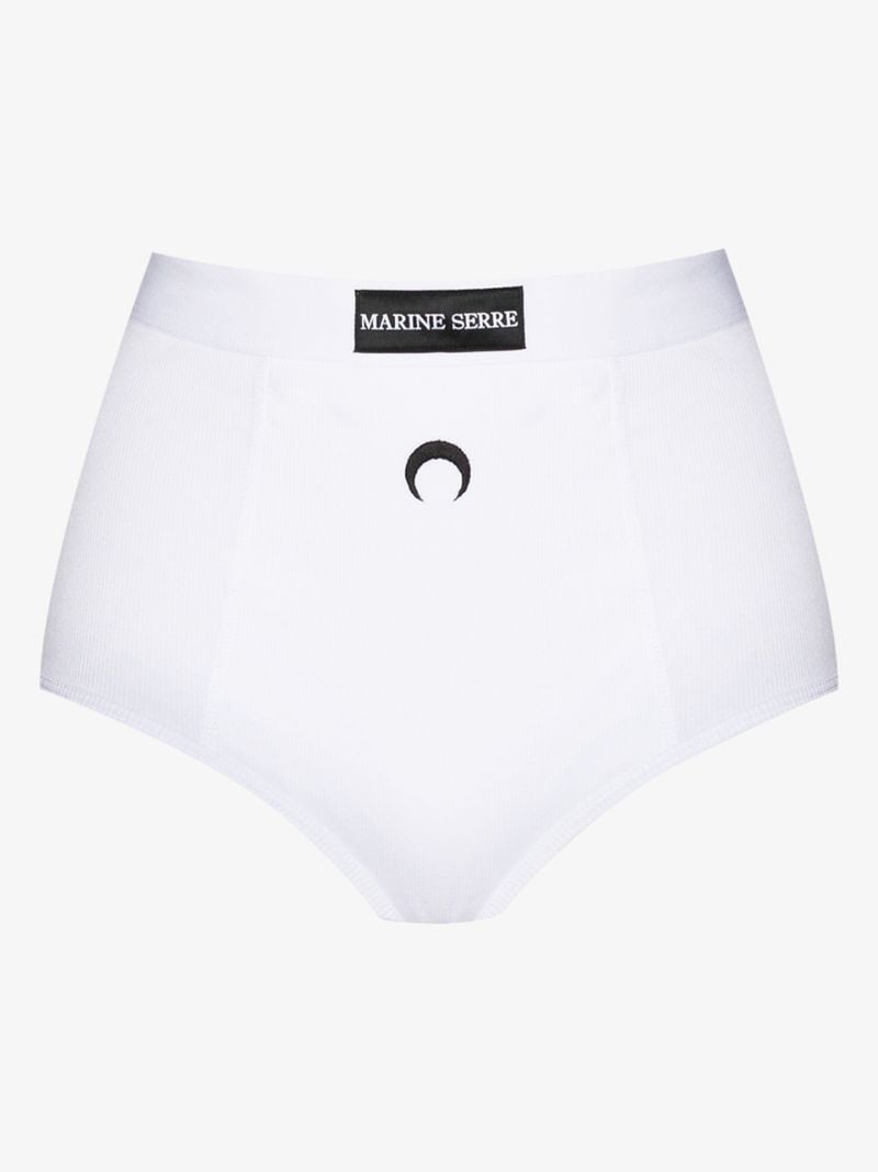 Crescent Moon High Waist Briefs