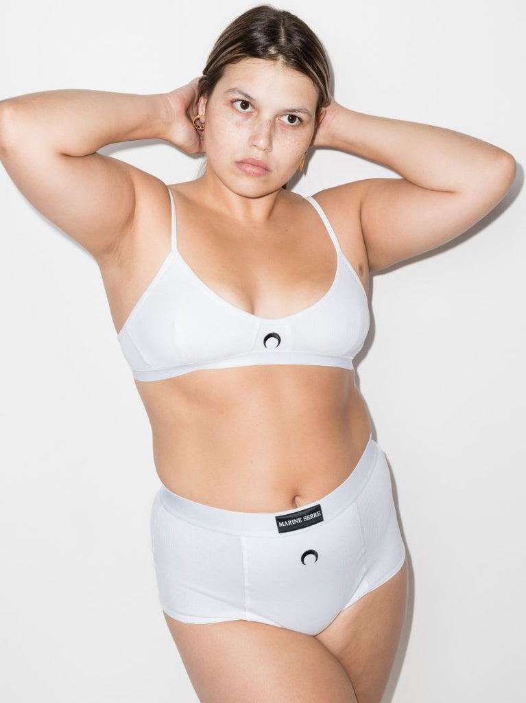Crescent Moon High Waist Briefs