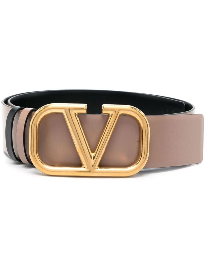 Neutral Vlogo Leather Belt