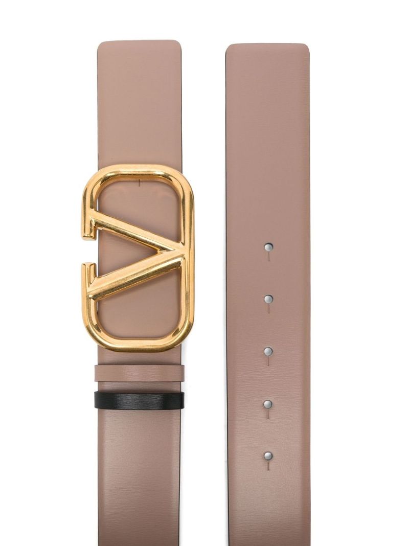Neutral Vlogo Leather Belt