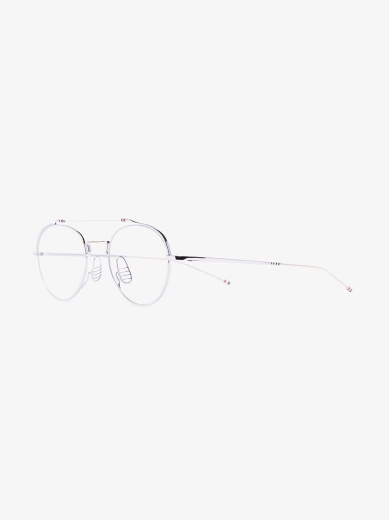 Silver Tone Round Glasses