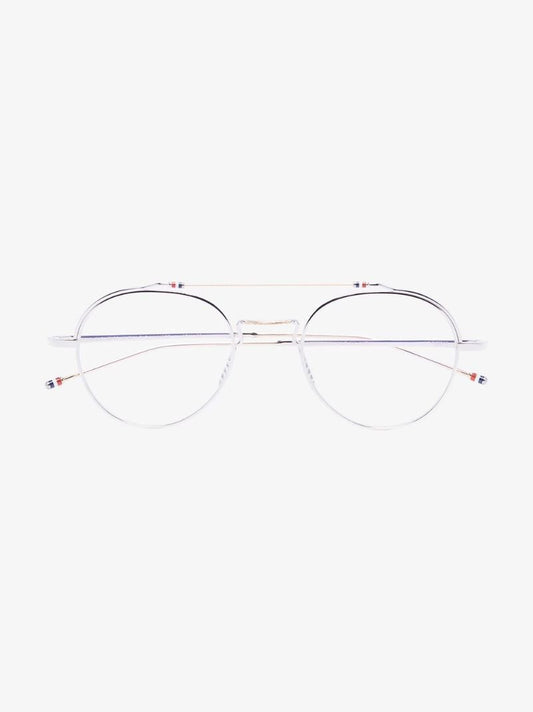 Silver Tone Round Glasses