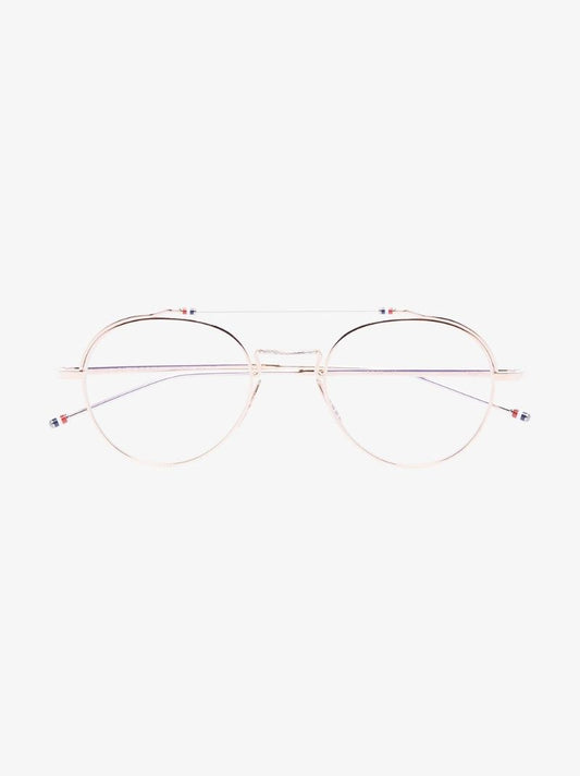 Gold Tone Round Glasses