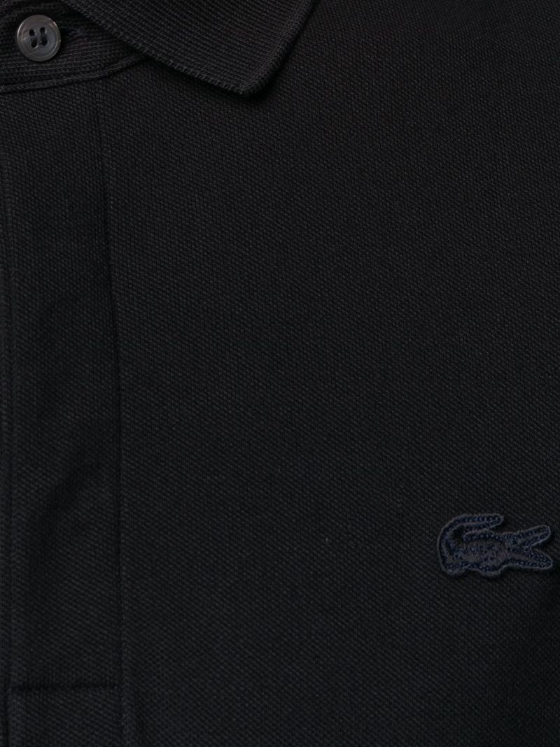 Black Logo Cotton Polo Shirt