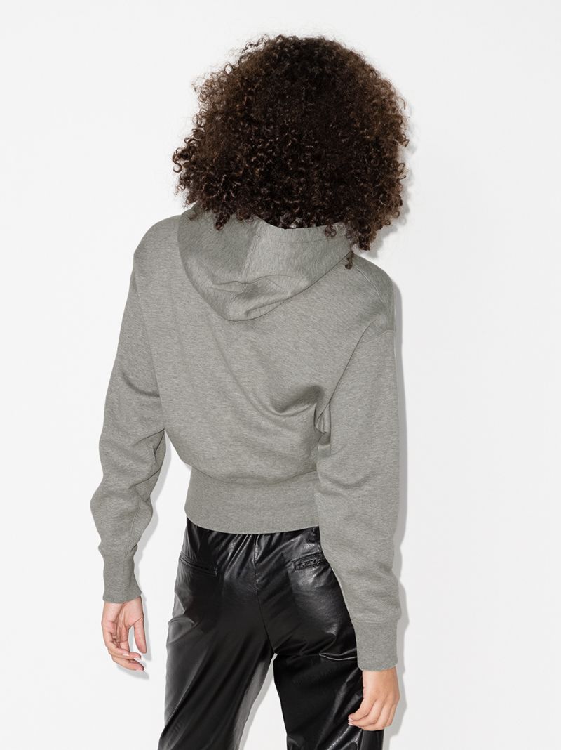 Vlogo Sequin Cropped Hoodie