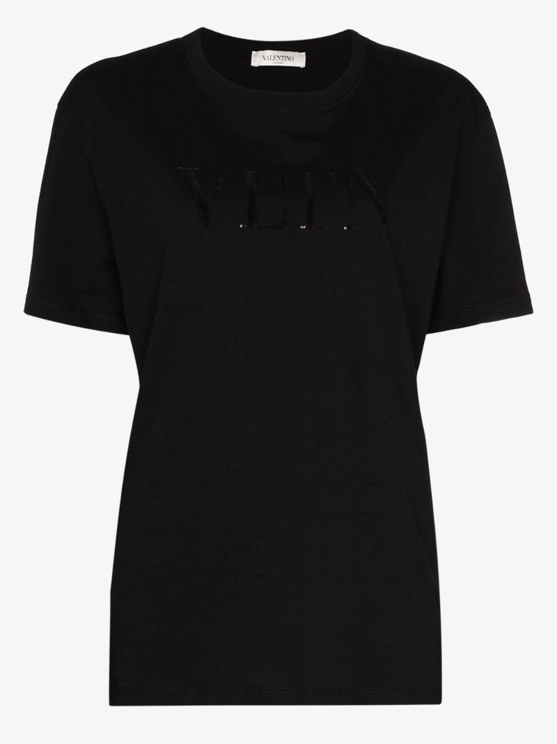 Vltn Sequin Logo T-shirt